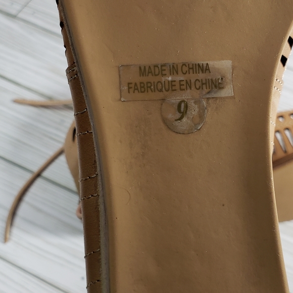 Jeffrey Campbell wedge-heeled open-toed women's shoes size 9 - Picture 13 of 13